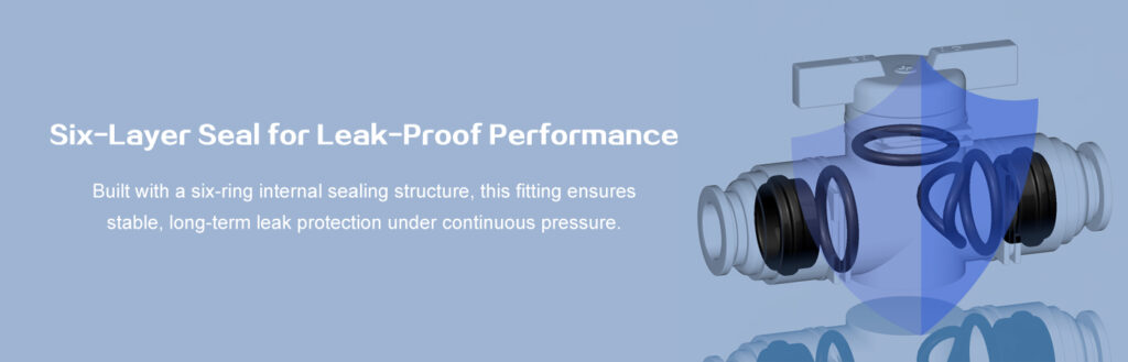 HVFF Hand Valve Pneumatic Fitting