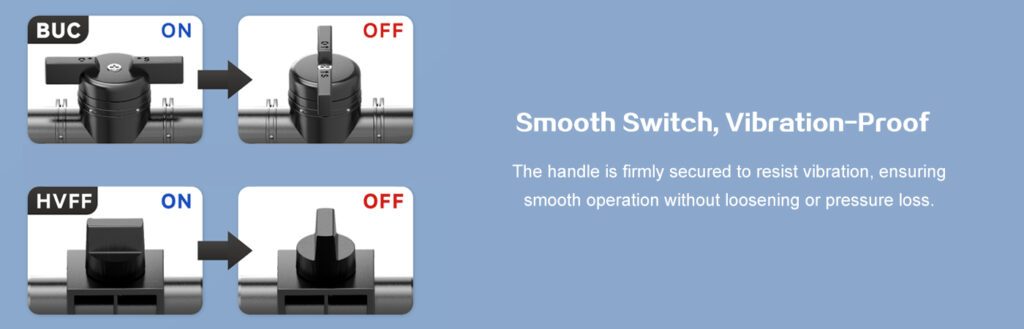 HVFF Hand Valve Pneumatic Fitting