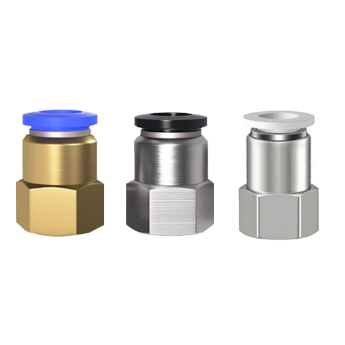 PCF Female Straight Pneumatic Fitting
