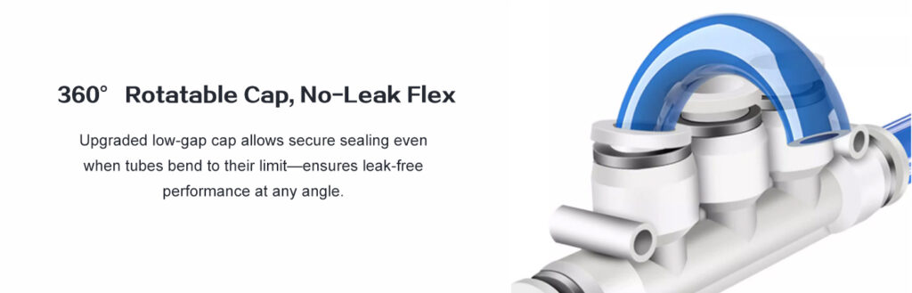PK Union Triple Pneumatic Fitting