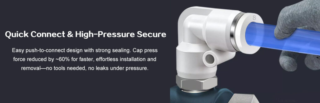 PL Male Elbow Pneumatic Fitting