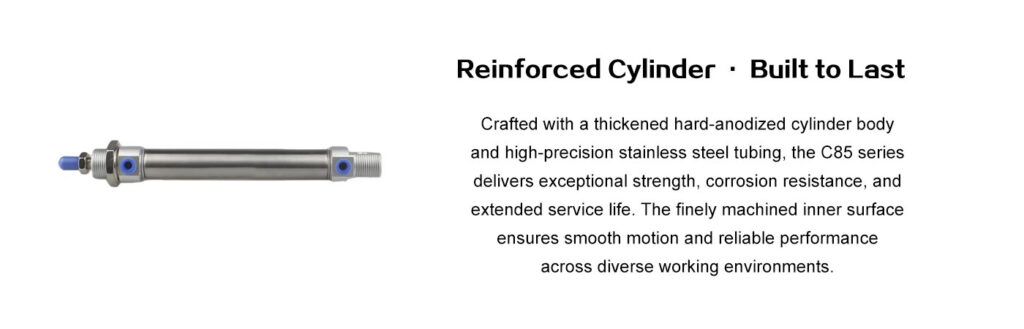 C85 Series Stainless Steel Mini Cylinder