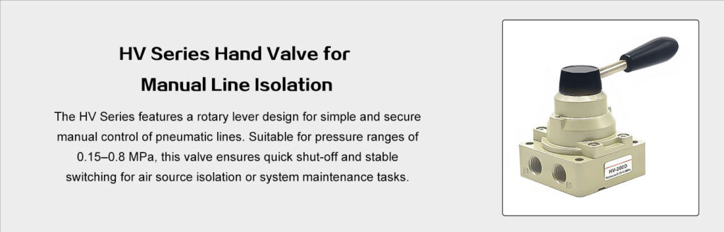 HV Series Hand switching Valve