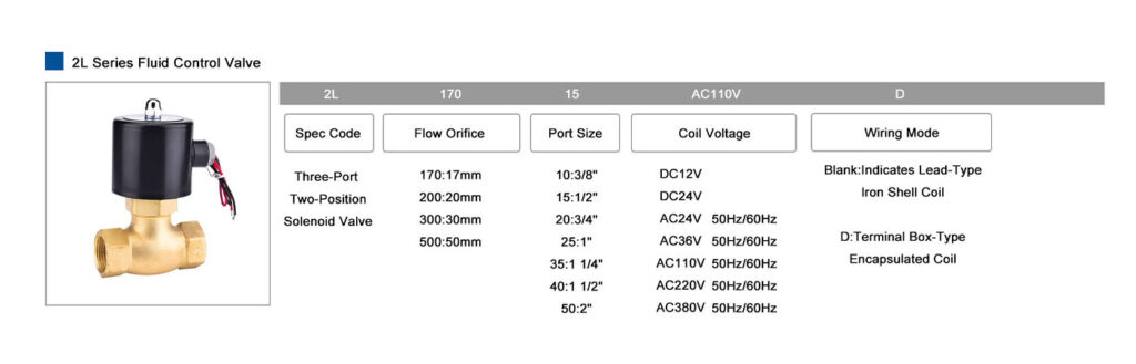 2L Series Fluid Control Valve