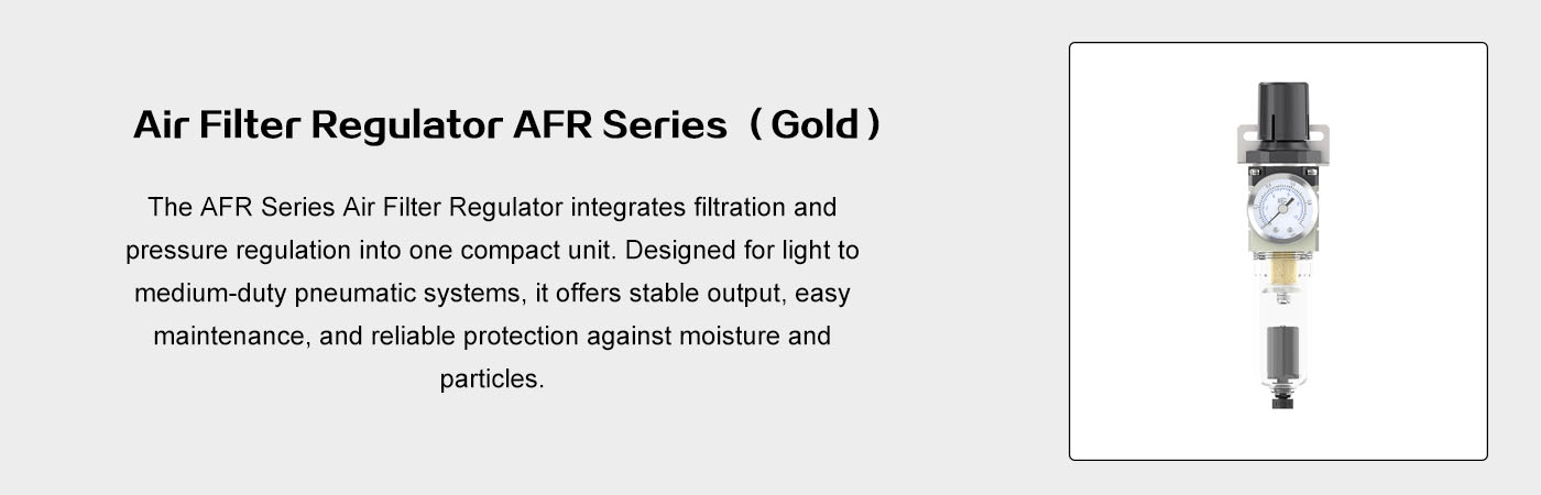 Air Filter Regulator AFR Series Gold