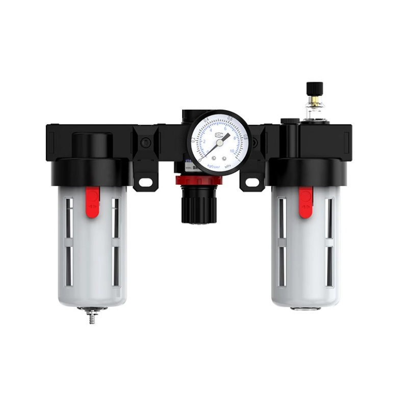 Air Filter Regulator Lubricator F.R.L Combination BC Series Black