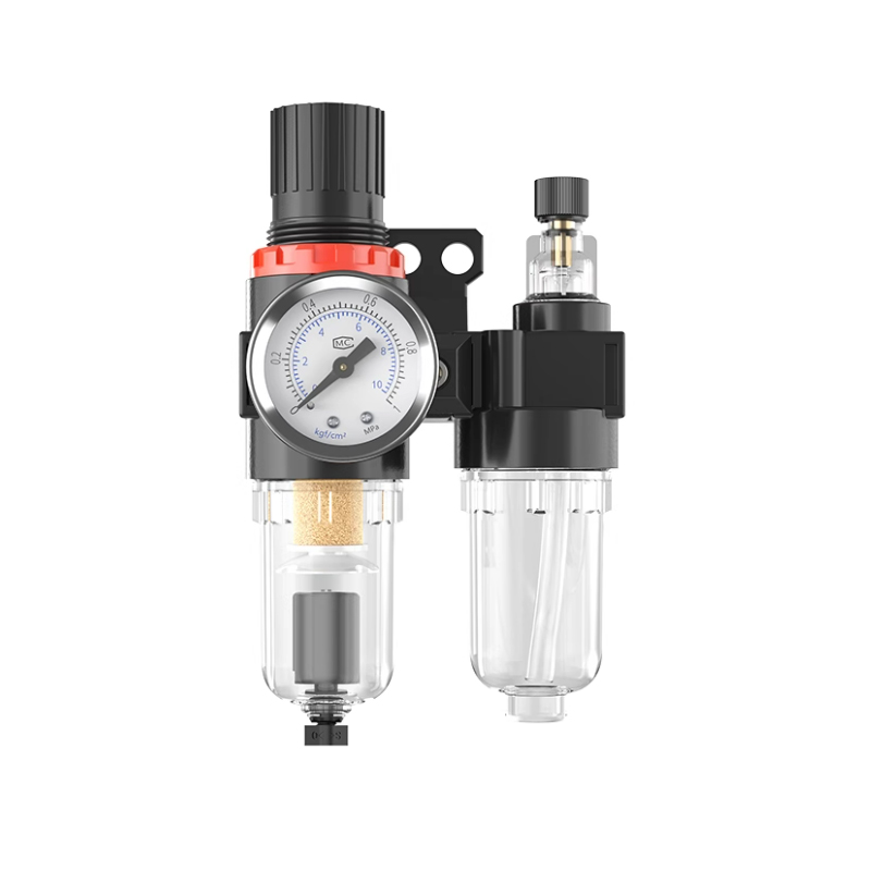 Air Filter Regulator and Lubricator AFC Series Black