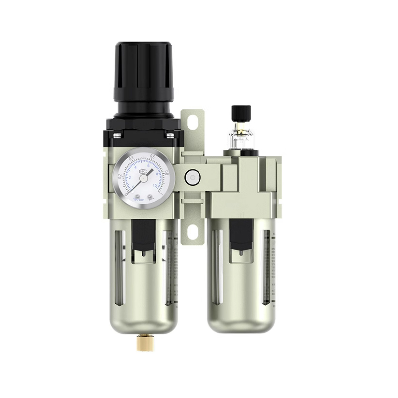 Air Filter Regulator and Lubricator AFC Series Gold with Cover