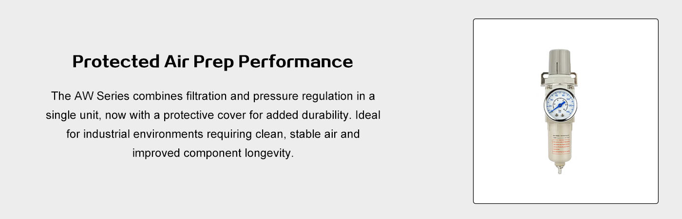 Air Filter Regulator AW Series with Cover